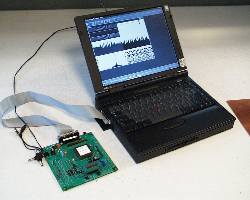 FCEV connected to a laptop