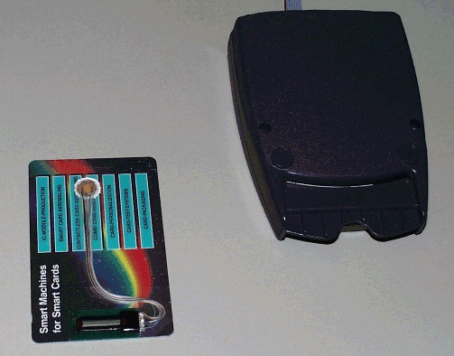 Thomson-CSF FingerChip smartcard
